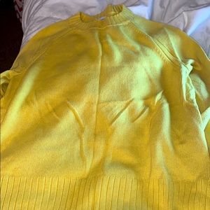 Yellow sweater tee